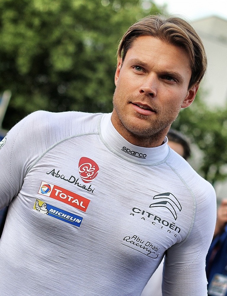Andreas Mikkelsen in Citroën Racing racewear
